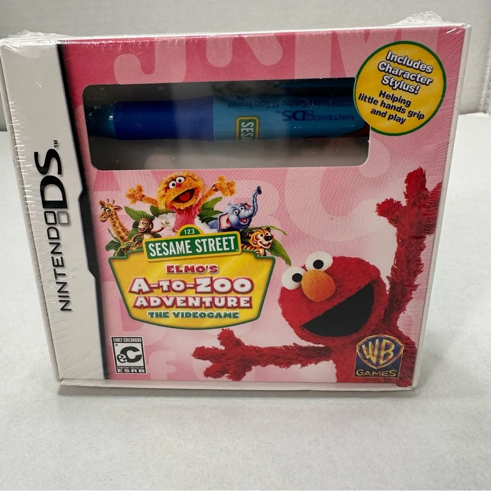 Sesame Street: Elmo's A-to-Zoo Adventure The Videogame Nintendo DS Game 2010 New